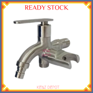 SUS304 STAINLESS STEEL KITCHEN & BATHROOM DOUBLE TAP MULTIFUNCTIONAL TAP TWO WAY TAP