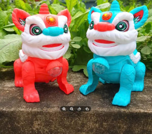 quà tặng trung thu đồ chơi trung thu múa lân nhún nhảy loại 1 cỡ to có đèn nhạc