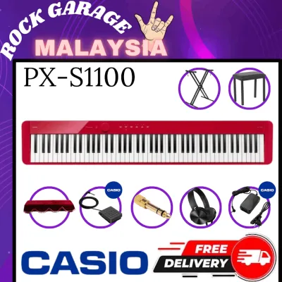Casio PX-S1100 88 Keys Digital Piano Full Package With Headphone - Red ( PXS1100 / PX S1100 )
