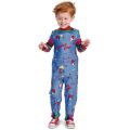 Kids Toy Store Chucky Halloween Costume for Girls, Child's Play Toddler Chucky Costume Free Gifts. 