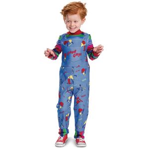 Kids Toy Store Chucky Halloween Costume for Girls Childs Play Toddler Chucky Costume Free Gifts