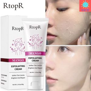 RtopR Mango เจลมะม่วง ฮิตใน Tiktok RtopR Facial Exfoliating Cream เจลผลัดเซลล์ เจลขัดผิว ครีมเจลขัดผิว เจลมะม่วงขัดผิว ครีมขัดผิวมะม่วง ขจัดสิวหัวดำ ขนาด40g