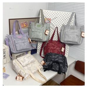 G Nylon Crossbody Bag Cute Large Capacity Shoulder Bag Leisure Stylish Tote Bag