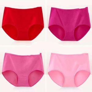 Modal fabric good quality Womens Mid Waist Plain Panty  pure cotton good quality high elastic underwear...NO.1