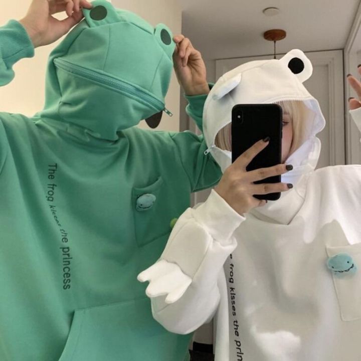 💥 Ready Stock💥 frog and bear pullover women's sweater men and