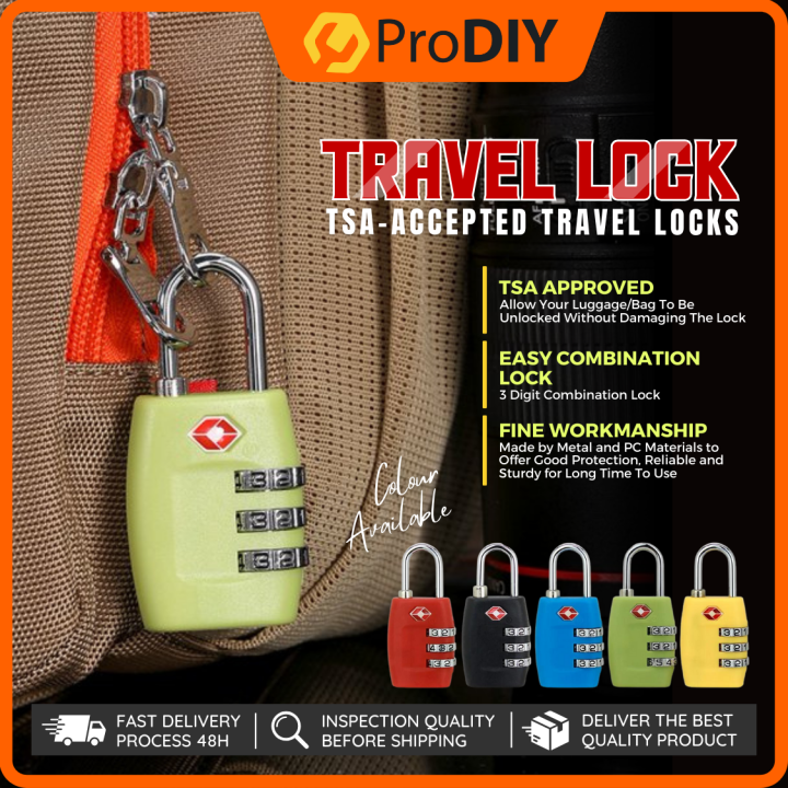 Travel Luggage Padlock Number TSA Lock Luggage Password Lock Luggage