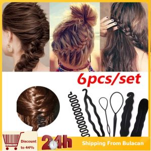 6pcs/set Magic Hair Styling Accessories Hair Clip DIY Hair Styling Tools Set for Girls Accessories