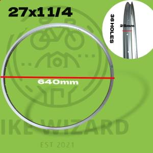 BICYCLE RIM 20x1 3/8 ~ 24x1 3/8 ~ 26x1 3/8 ~ 27x1 1/4 ALLOY (EACH) Bike Parts