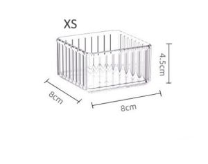 6PCS/Set Acrylic Drawer Organizer Drawer Storage Box Kicthen Office Cosmetic Stationery Organizer Box Drawer Shelf 抽屉收纳盒