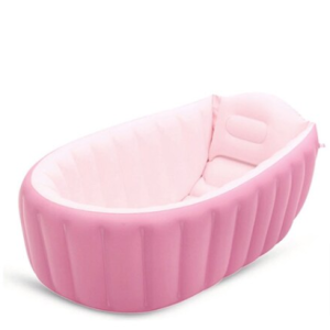 GAMITCO inflatable bath tub for kids with air pump Foldable Air Cushion baby Bath play water Tub