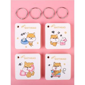 INDO - Student Ring Notepad / Memo Mini Motif Kartun Lucu