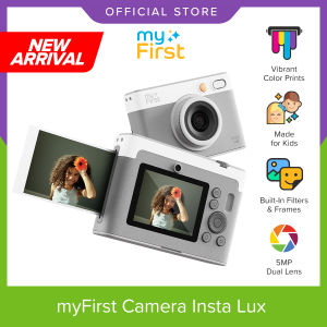 [NEW ARRIVALS] myFirst Insta Lux | Kids Digital Camera Color Printing Selfie Lens Instant Print Camera for Boys Girls WiFi Smartphone Photo Printer via Circle Apps Fun Frames & Filters Best Christmas and Birthday Gift for Kids Singapore