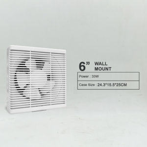 Wall Mounted grille Exhaust Fan 6/8/10/12 Inch Strong Wind Quiet Easy installation Living Room Bathroom Kitchen Duct Air Vent Ventilation Louver Extractor Window Blower Energy saving exhaust fan for kitchen