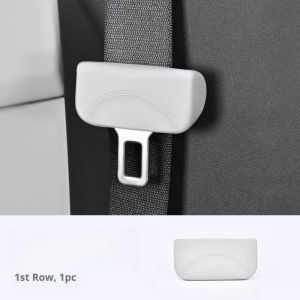 INTOONE Silicone Nắp đậy ổ cắm dây an toàn ô tô Bền bỉ Thiết kế chống trầy xước Ốp bảo vệ nút bấm Di động Vỏ bảo vệ Bọc dây an toàn ghế ô tô Nội thất ô tô