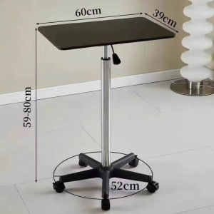 Movable Lifting Table with Wheels Adjustable Standing Desk Computer Bedroom Study Room Household Desk Simple