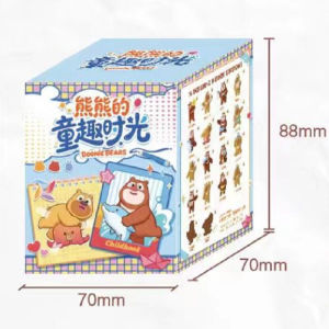 [Ready Stock] 16 PCS Boonie Bears Cute Childhood Fun Mengli Blind Box
