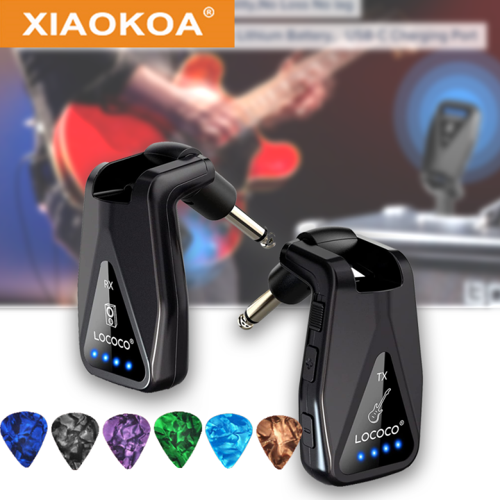 XIAOKOA Wireless Guitar Transmitter Receiver for Electronic Instrument