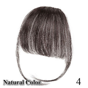 Today Market Ready Stocks Female Wig Hair True Hair Thin Neat Air Wig Bangs Hair Seamless Clips In Front Fringe Girls Hairpiece