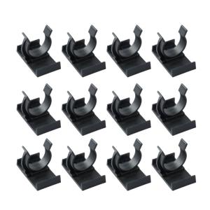 12pcs Kitchen Kickboard Attachment Clip Strong Plastic Supports Without Screws for 32 42mm Cabinet Feet Home Use