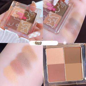 High Quality [ Spot inventory ]Eyeshadow Palette Pigmented Lasting Glitter Pearlescent Matte 6 Colors Eye Shadow Powder Cosm Đồ Chơi etics Korean Eyes Make