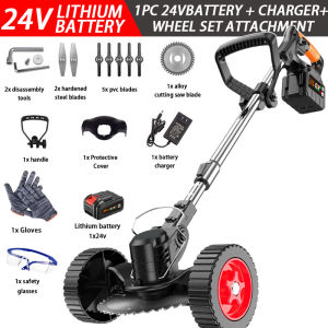 High power lawn mower lithium battery long endurance agricultural weeding machine portable electric new lawn mower