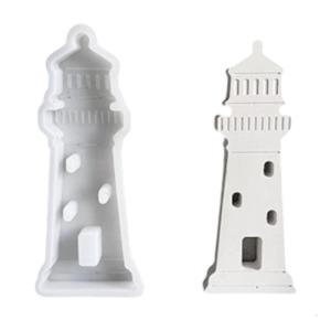 Lighthouse Ornament Silicones Mold For DIY Craft Resins Casting Making Projects Home Decors And Creative Gift