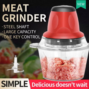 House Life 300W Stainless Steel Blade 2L Capacity Electric Chopper Meat Grinder Mincer Food Processor Slicer