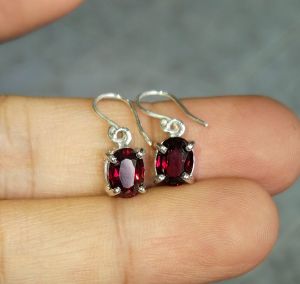 T48ต่าวหูเงินแท้พลอยโกเมนแท้พร้อมส่ง