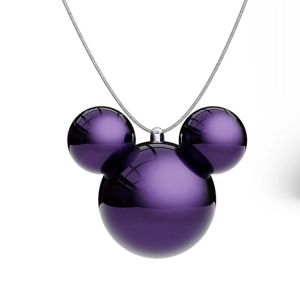 Disney 100th Aniversary Mickey Necklace TWS Earbuds HIFI Stereo Bluetooth 5.4 Headphones ENC Noise Cancelling Wireless Earphones