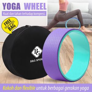 HTD Sport Roda Yoga Wheel Premium For Backpain Backbone + Tas