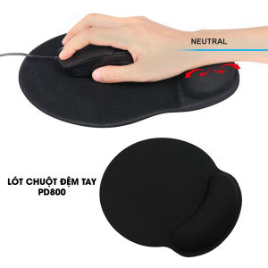 Miếng lót chuột có đệm cổ tay SIDOTECH INPHIC PD801 bàn di pad chuột mềm mại bằng đế casu non chống nước trơn trượt dành cho game thủ văn phòng streamer thao tác máy tinh nhiều - Hàng chính hãng