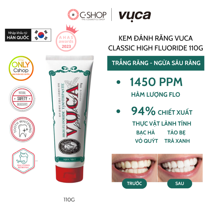 Toothpaste Vuca Kem đánh răng ngăn ngừa sâu răng và khử mùi hôi VUCA Classic High ...