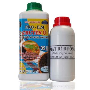 Men Vi Sinh Ủ Cá Bánh Dầu Khử Mùi Hôi Tách Chiết Protein - PRO-EM Chai 1 Lít