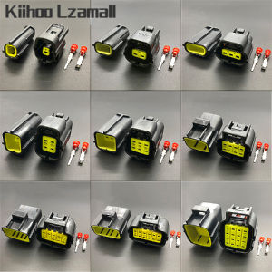 5set 1.8 mm series plug 1 2 3 4 6 8 10 12 16 Pin Denso Auto Waterproof Wire Connector Electrical Plug Car Sealed Truck Harness Socket With Terminal