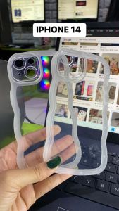 Softcase Gelombang Bening ( IPHONE 14 ) Clear Case Casing Handphone - PGC SHOP