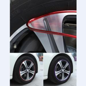 4M Car Wheel Covers Rim Exterior Sticker Covers Chrome Wheel Decoration Auto Tire Rims Plated Strip Auto Exterior Covers Stickers Accessories
