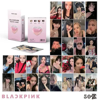 [Xịn 50 Lá] Lomo Card Blackpink Bộ Sưu Tập Ảnh 50Lá Black Pink Thẻ Thần Tượng Jennie Jisoo Lisa Rose Collection Ca Sĩ