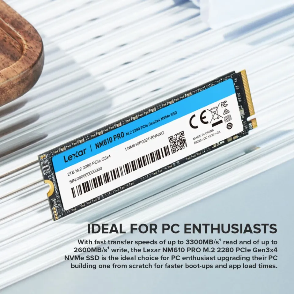 Pcie Gen3x4 Nvme Lexar 500gb Nvme EasyPC Lexar NM610 Pro 500GB 1TB