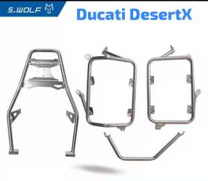 Brecket Belakang Untuk Motor Ducati DesertX Top box dan side box panniers Brecket