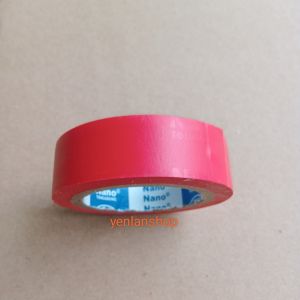 Compo 4 cuộn Băng dính điện Nano màu vàng đen đỏ trắng (loại 10na)