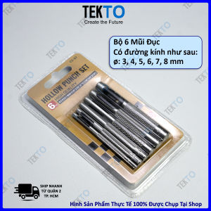 Bộ đục lỗ tạo lỗ gỗ gồm bộ 6 và bộ 9 mũi đục đa dạng kích thước - 216