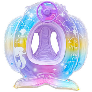 Aoduoyaya Kids Swimming Ring Inflatable Mermaid Buoyancy Summer Baby Float Safety Ring Children Floating