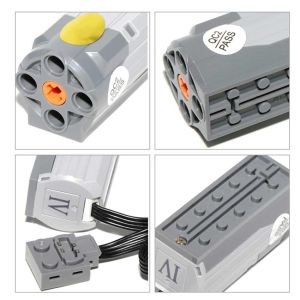 【Local Warehouse】【9V】Technical Power Function Extension Wire Servo Train Motor IR Remote Control Receiver Battery Box Parts for DIY Car Truck Blocks-Motor
