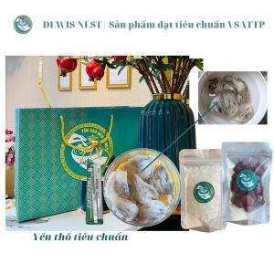 Yến thô hàng Tiêu Chuẩn Nha Trang Khánh Hòa hàng tuyển chọn già gân chất lượng cao DEWIS NEST
