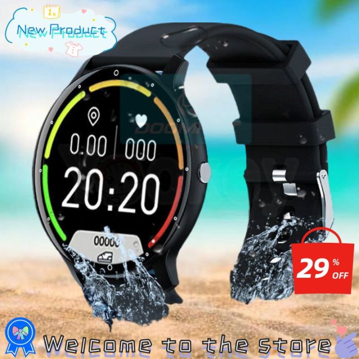 [ Yookey ] 2024 Full Touch Screen Smart Watch Fitness Tracker with