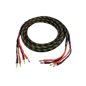 4 to 4 Banana Speaker Cable Canare 4S8 Audio Cable OFC Speaker Cable HI-FI High-end Amplifier Speaker Cable Banana Head Cable
