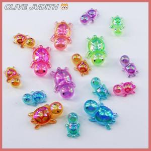 CISWGE ของตกแต่งบ้านรูปเต่าเรืองแสงขนาดเล็กงานหัตถกรรมทำจากเรซินประดับสวนเต่าด้วยไฟฟ้า