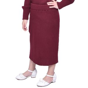 Amasia - baju setelan anak bahan rajut Lily Set - baju setelan anak perempuan warna ungu lilac 2- 12 tahun - Cardigan Rajut anak - baju anak anak perempuan - rok anak perempuan model terbaru 2021 - rok anak umur 10 tahun - baju anak anak perempuan