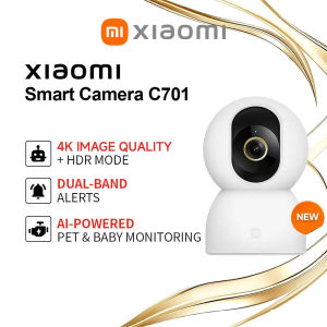 Xiaomi Smart Camera C701 4K Ultra-HD Imaging AI with Local Processing Smart Motion & Noise Alerts