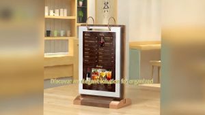 Sign Holder Poster Menu Holder Display StandsA4/A5/A6 Standing Flip Album T Shape Clear Acrylic Menu Display Double Sided Poster Menu Sign for RestaurantsTablesHotel